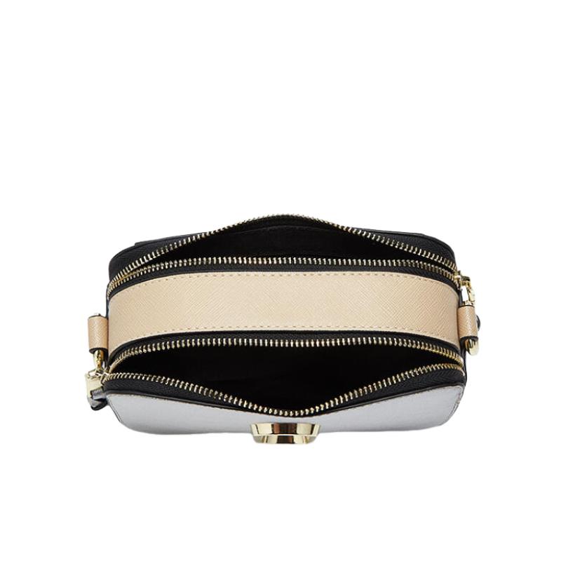 Borse a Spalla di Tendenza Borse da Donna alla Moda Nuove Borse Quadrate Piccole con Doppia Cerniera Retro Tempo Libero Versatile Borsa a Tracolla da Celebrità Web