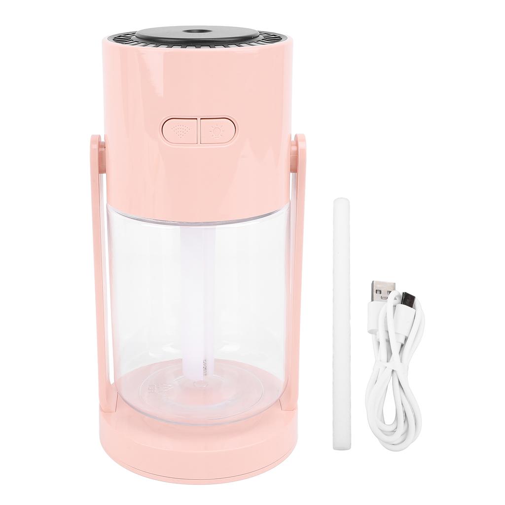 Nawilżacz biurkowy z potrząsaniem głową, kolorowe światło otoczenia, duża pojemność, niski poziom hałasu, aromaterapia