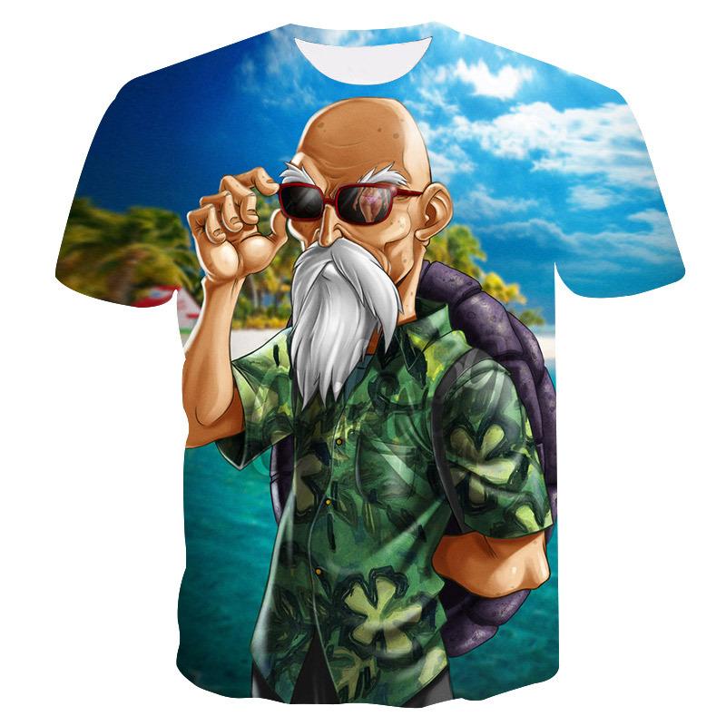 Dragon Ball Goku 3D Print Short Sleeve T-Shirt for Anime Enthusiasts