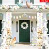 Easter Porch Sign Bunny Egg Flower 1 Pair Indoor Outdoor Decor