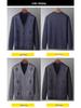 Men's V-Neck Knit Cardigan Sweater: Autumn-Winter Plus Velvet, Thickened, Loose Fit for Middle-aged & Elderly
