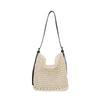 Women's bag new fashion casual beach bag woven portable shoulder large capacity hollow bag