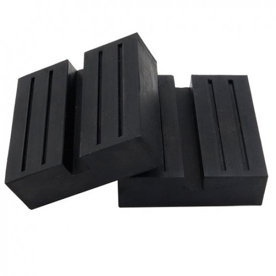 Car Rubber Pad Jack Hydraulic Ramp Jacking Block Adapter Pads Trolley Lifting