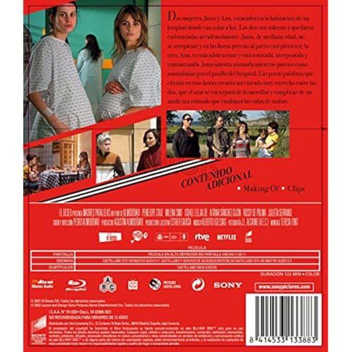 Film blu-ray - madres paralelas - réalisé par pedro almodóvar - 120 minutes - multilingue