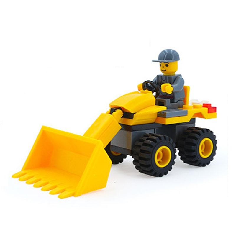 Non-Toxic Sluban 0155 Children Princess Pink Dream Snack Car Model Figure Blocks Educational Construction Building Bricks Toys For Children