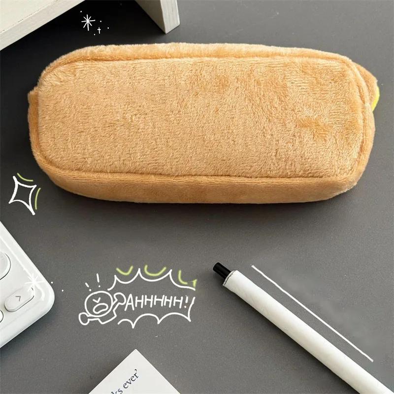 Kawaii Pencil Cases For Kids Girls Cute Cartoon Bear Pencil Pouch Organizer Pen Bag School Stationeries Gifts
