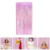 2pcs Raindrop Tinsel Fringe Curtain Plastic Door Decor For Wedding Party Backdrop Birthday Bachelorette Foil Streamer Background