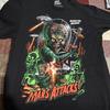 Mars Attacks T-Shirt Attacks Attacks Basic Style 90er Kurzarm T-Shirt S-5XL Unisex T-Shirt