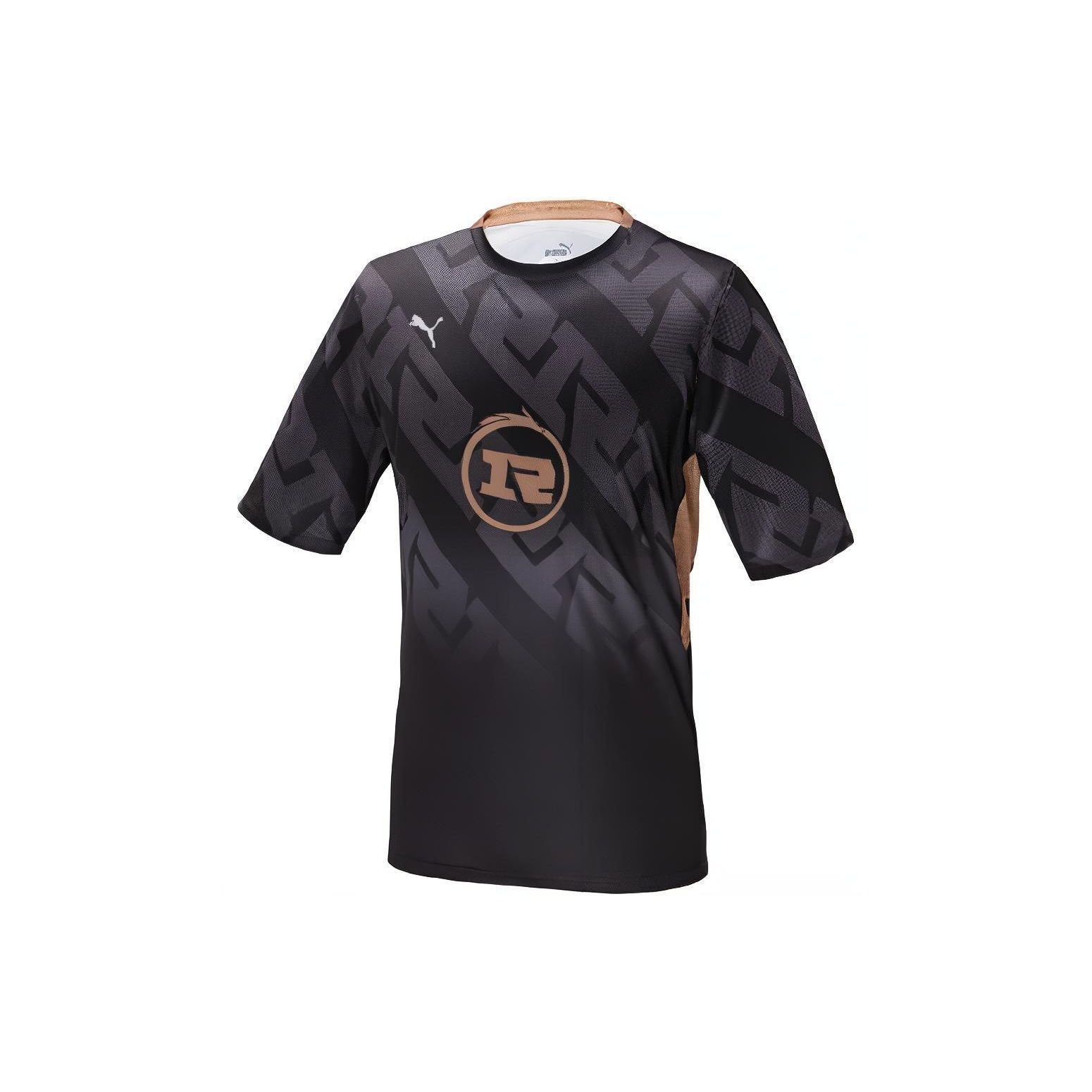 

PUMA King Glory Battle Uniform Series RNGM Домашний пуловер с круглым вырезом, футболка с короткими рукавами, мужские топы, черные 605761-10 S