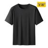 Di Binze Men's Plus Size Breathable T-Shirt with Split Hem