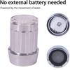 LED Faucet Head Glow Water Saving Stream Light Faucet Aerator Tap Nozzle for Kitchen Bathroom 7-Color Change Automatically