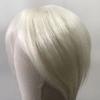 Venta Directa de Fábrica 100% Cabello Humano Remy Flequillo 6*6cm Base de Seda Clip-in Cabello Liso Topper de Parte Superior de Seda para Mujeres