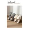 Cotton Slippers for Women, Plush In Autumn and Winter, Thick Soled for Home Use, Warm and Non Slip for Couples, Fuzzy Cotton Slippers for Men