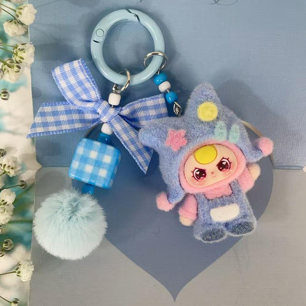 Dopamine Cold Hat Baby Cartoon Keychain With Plastic Material For Gift And Party Decor