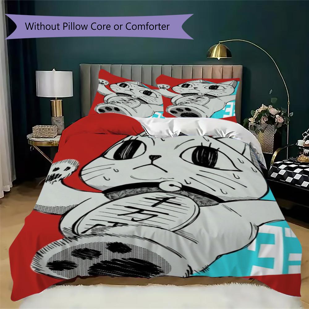 Turbo Granny Pattern Bedding,Quilt Set Quilt Cover Pillowcase Home Birthday Gift (1*duvet cover+2*pillowcase,without core)SSJT0917148