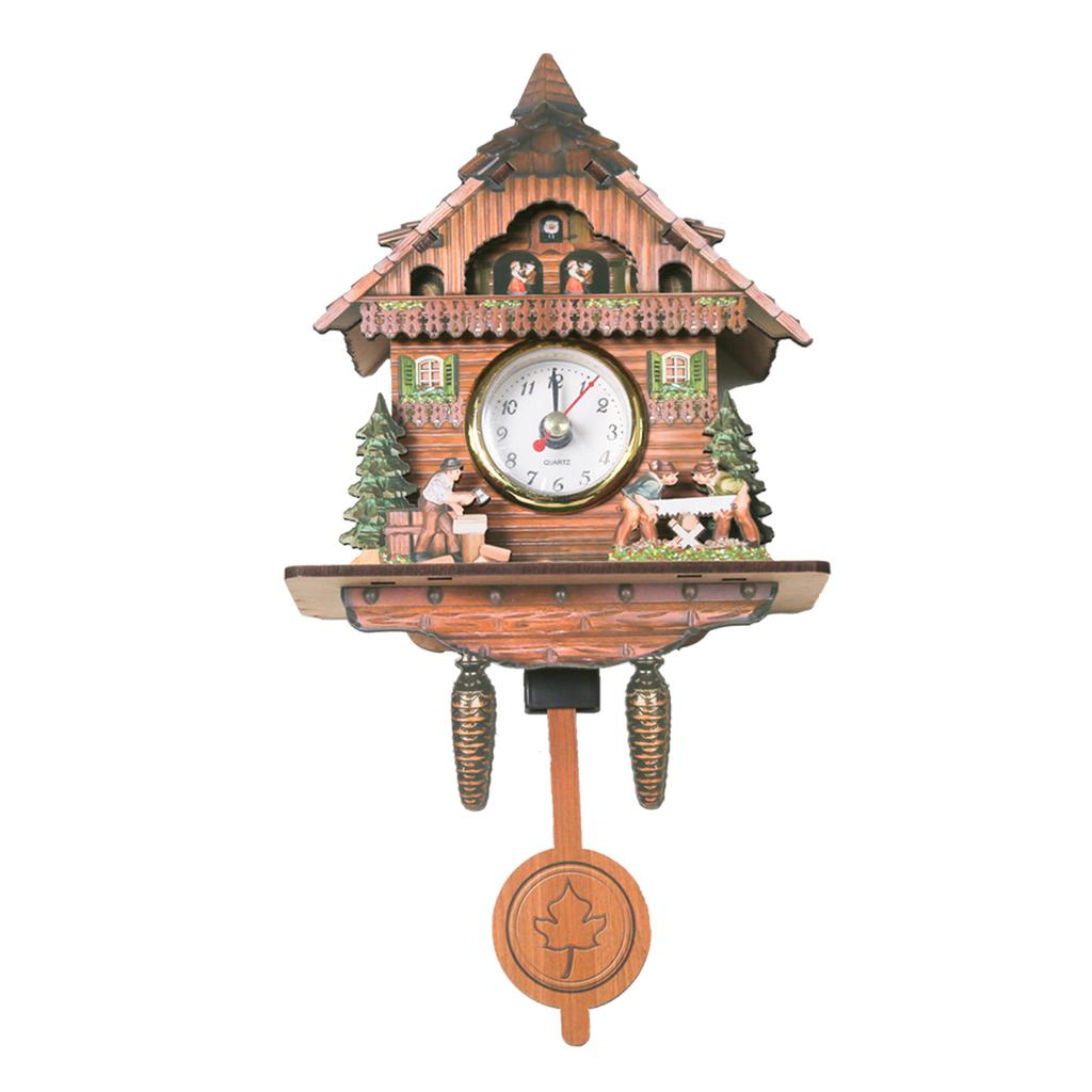 Kuckucksuhr, Holzwanduhr, Heimdekoration, Quarzuhr, Heimdekoration