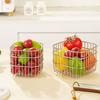 Panier d'égouttage de fruits Cuisine Bar Acier Inoxydable Panier de Rangement pour Fruits Étanche Panier d'Égouttage pour Fruits et Légumes Fournitures de Cuisine