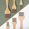 3pcs Multi-toothed Nylon Wool Flat/pointed-head Painting Brush Art Set Supplies Watercolor/ Acrylic Painting Creation Brushes