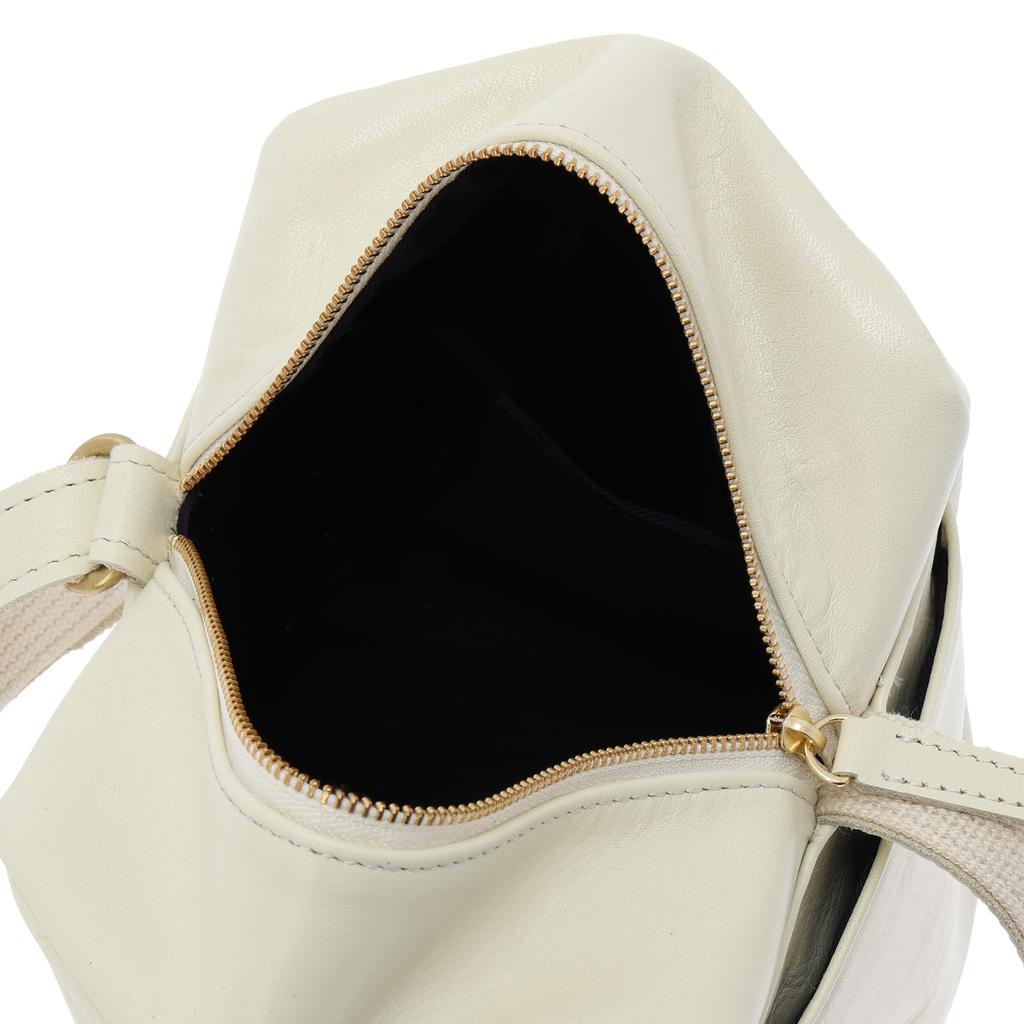 Forna Ten Leather Shoulder Bag, Women's, White