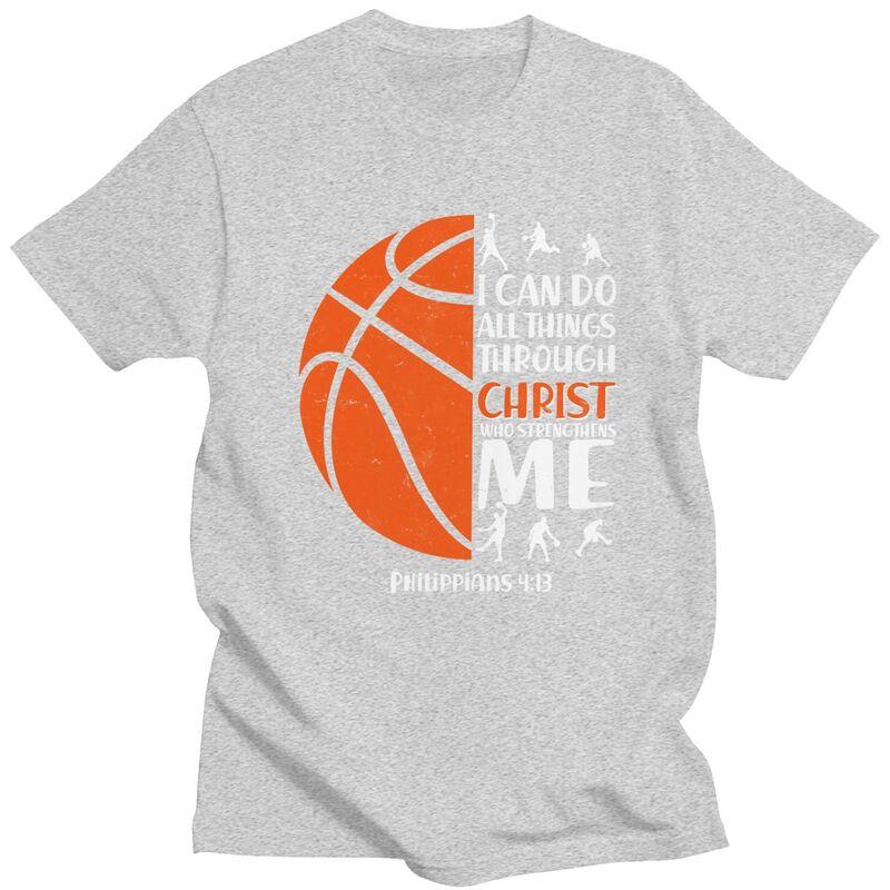 Custom Male Basketball Sport Quotes T Shirts ShortSleeve Cotton Tshirts Classic Tshirt Casual Tees Clothing