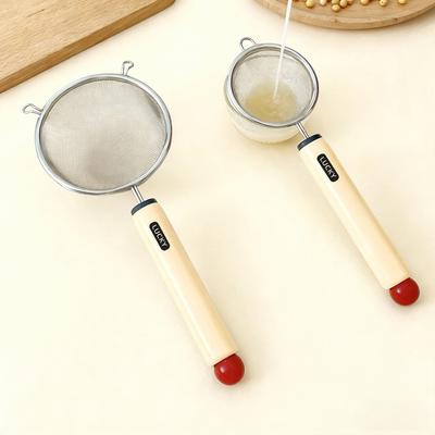 Cuillère à Filtre en Acier Inoxydable 304 Passoire Écumoire à Huile pour Aliments Frits Tamis à Farine à Mailles Fines Ustensiles de Cuisine