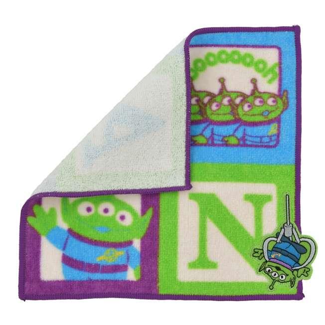Disney Little Green Men Mini Towel Block ( TOYSTORY 30th ) Japan NEW