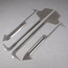 RUIQ Stainless Steel Interior Step Garnish for Toyota New Silver Alphard/Vellfire (40 Series) -