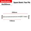 1Pcs 110-500mm SDS Plus Masonry Drill Bit Electric Hammer Drill Bit  For Rotary Hammer Drilling