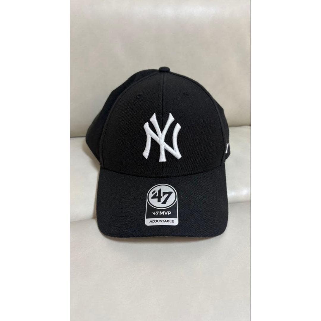 Used [New] 47 BRAND NY Yankees Cap MVP Black