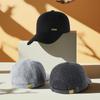 Winter New Woolen Post-sealing Men's Baseball Cap Medium and Old Large Size Warm and Versatile Big Head Circumference Cap