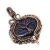 Lapis Lazuli 999 Copper Wire Wrapped Pendant, Handmade Gemstone Tree Of Life Pendant Jewelry, Gifts For Wife Brand New Pendant