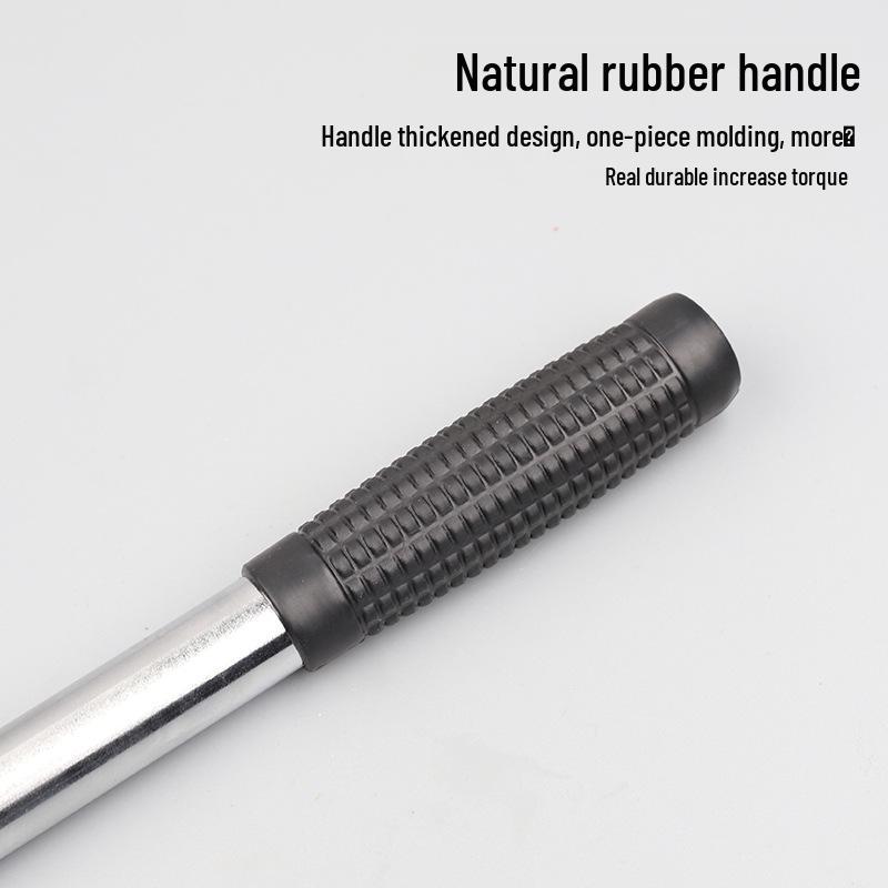 Telescopic Labor-Saving Tire Wrench with Ratchet & Socket for Easy Tire Change and Repair