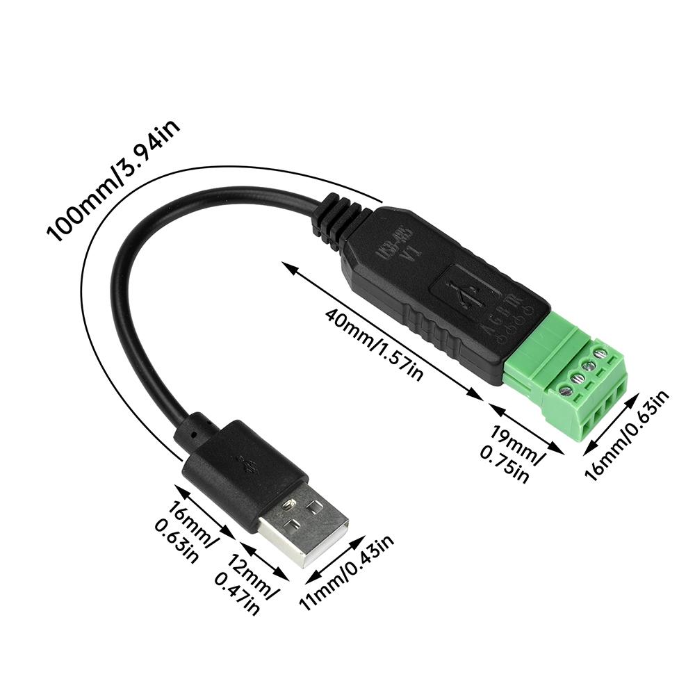 USB to RS485 Serial Port Converter Communication Module CH340 PLC Serial Port IO Module RS-485 Connector Electronic Kit