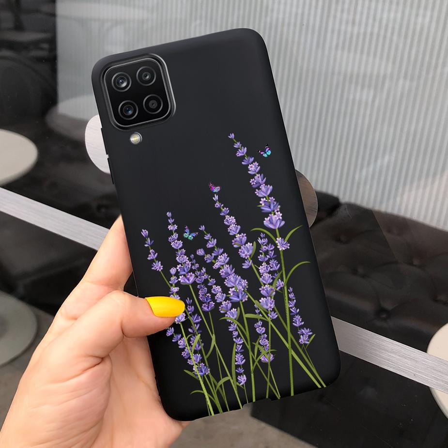 Für Samsung Galaxy A12 Hülle M12 F12 Cue Süßigkeiten Bemalte Abdeckung Weiche Silikon Handyhülle Für Samsung A12 M 12 GalaxyA12 Coque Bumper