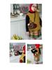 Korean Style Leopard Print Girls' Shoulder Bag - Cute Cat Design Fashionable Crossbody Handbag