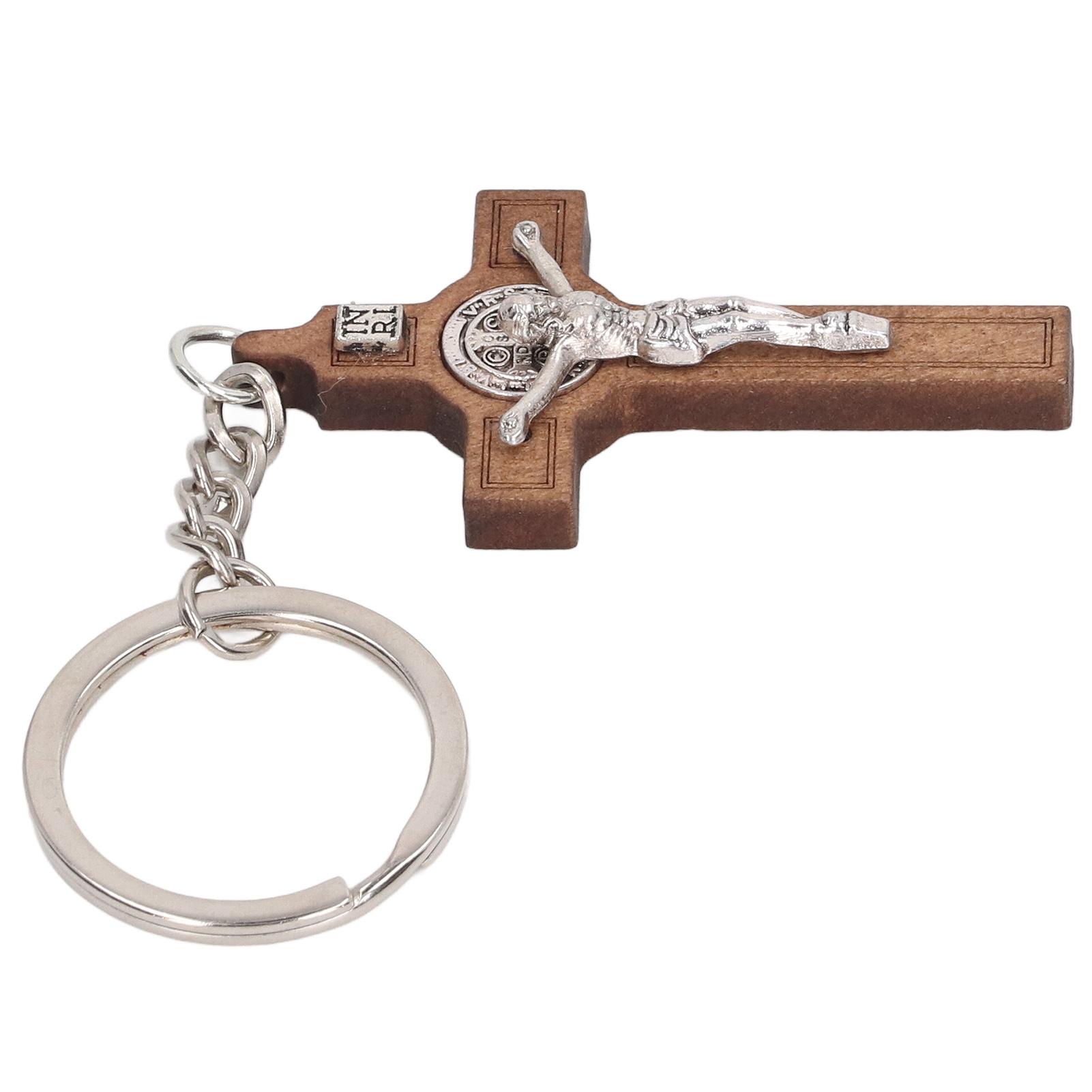 

Христианские брелоки с крестом с гравированными библейскими стихами, изысканный брелок с крестом Иисуса для религиозных