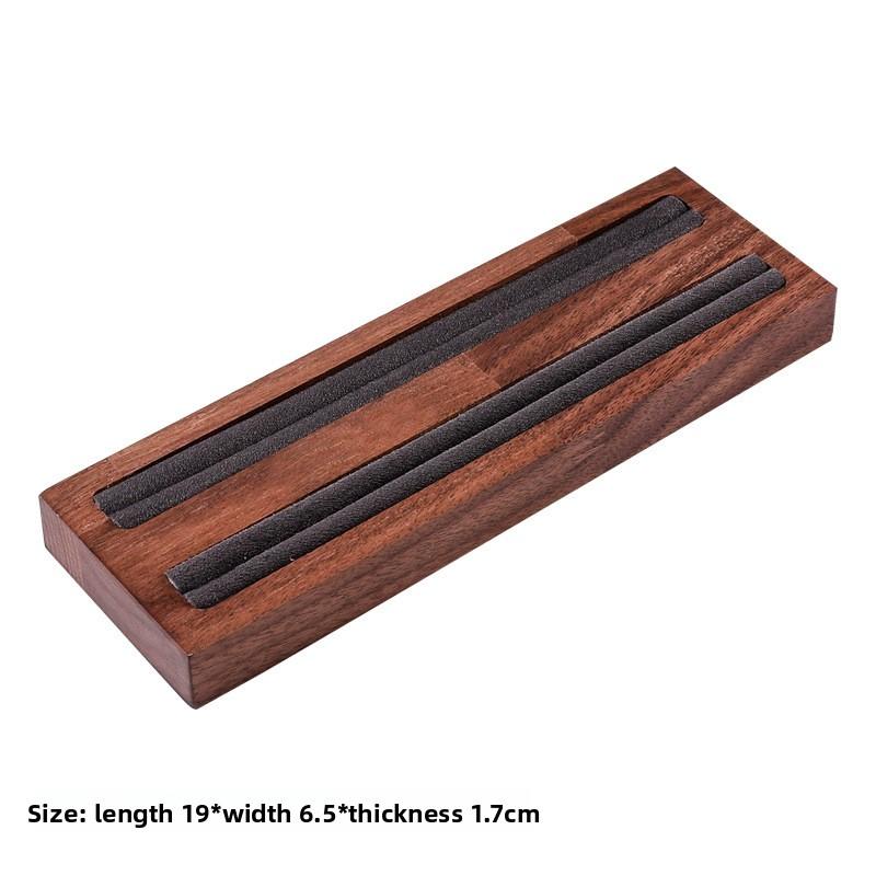 Walnut Jewelry Display Prop Set Combination Bracelet Display Stand Jewelry Display Stand Necklace Display Stand
