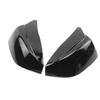 1 paire de capuchons de rétroviseurs latéraux de voiture de Style M pour Infiniti Q50 Q60 QX30 Q70 2014 – 2022, motif noir/carbone