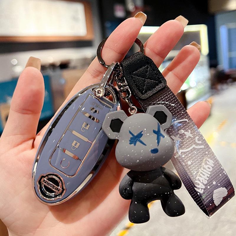 TPU Key Cover for Nissan: Qashqai, Teana, Sylphy, Murano, Dongfeng, Tiida, Sunny.