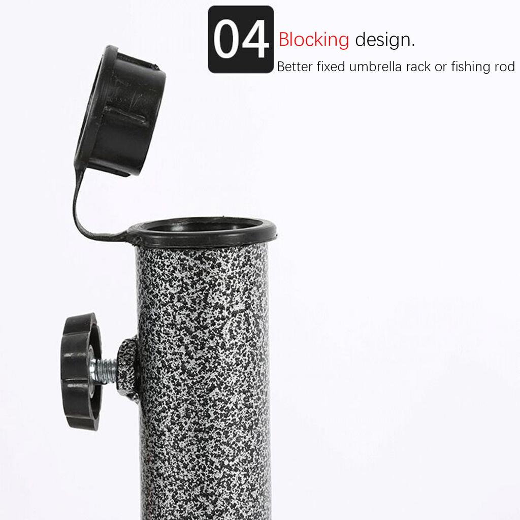 Parasol Stand Spike Umbrella Stand Parasol Ground Stake Umbrella Ground Plug ( Spike Stand For Beach Fishing Garden)