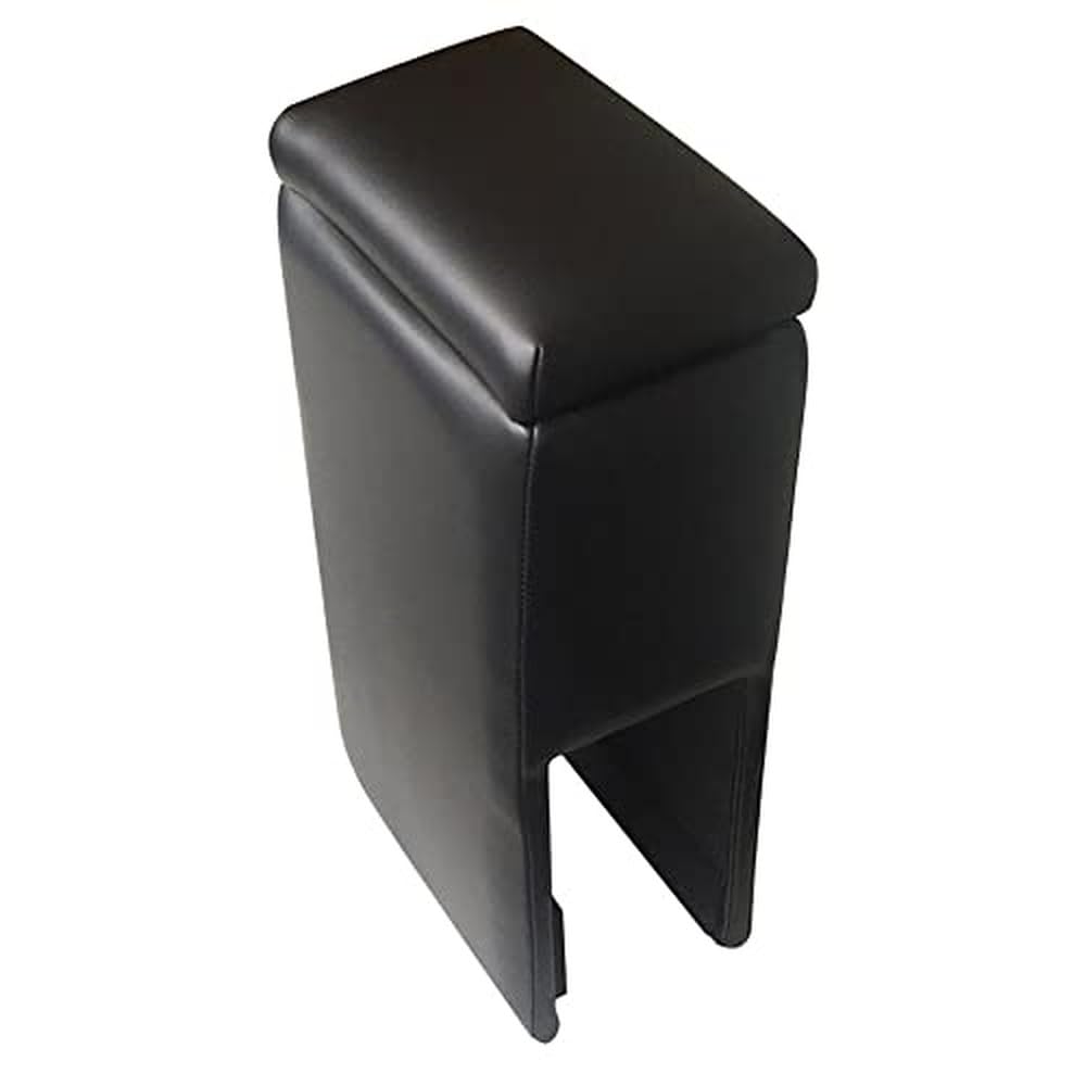 Armrest for Honda Acty Truck Made in Japan Console Box Armrest Azur HA8/HA9 (Light Vehicle) - Black, Leather-like Finish, - Storage, -