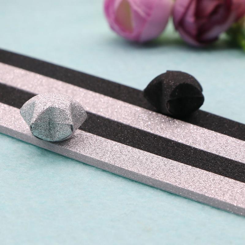 Glitter Origami Wishing Stars: Handmade Five-Pointed Colored Paper for Star Folding with Optional Colors