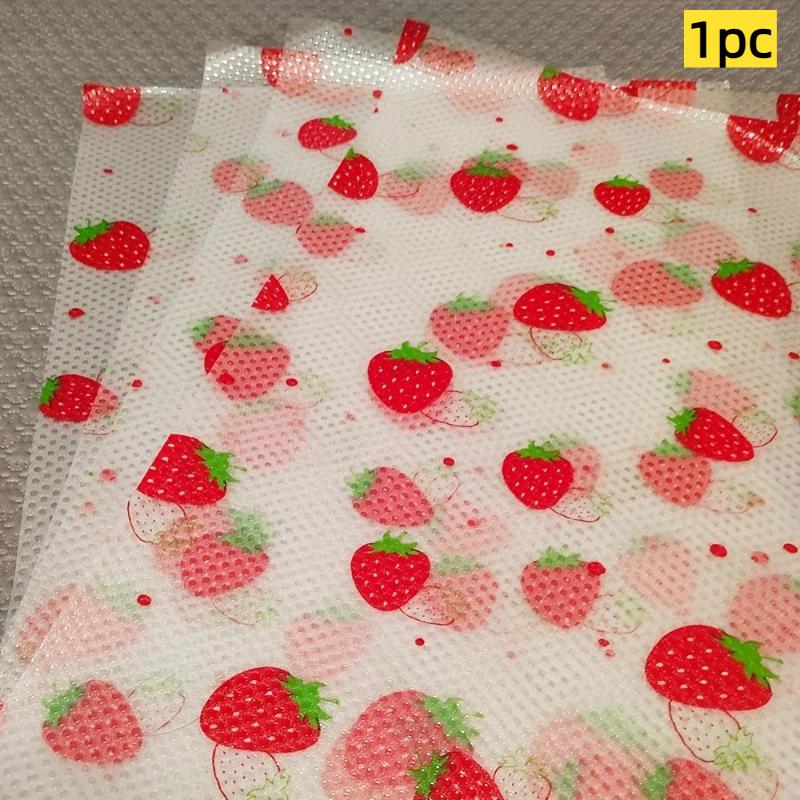 Non Adhesive Waterproof Drawer Liner With Cute Lemon Print Cuttable For Cabinets Wardrobes Shoe Racks Shelves