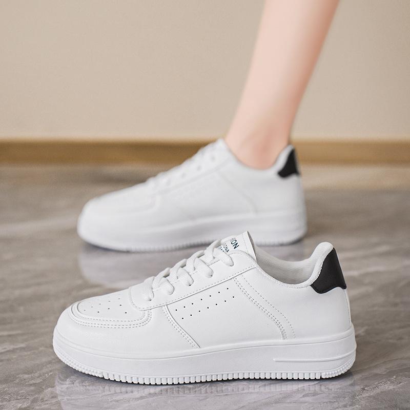Spring men's shoes breathable couple little white shoes men and women trend versatile platform sports casual board shoes trendy shoes