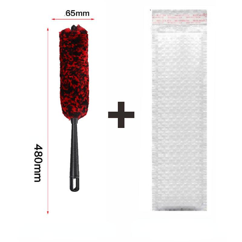 

Щетка для колес автомобиля. Специальная щетка для мойки колес. Щетка для очистки зазоров в сетке. Ручная щетка для чистки. 48cm×6.5cm красный