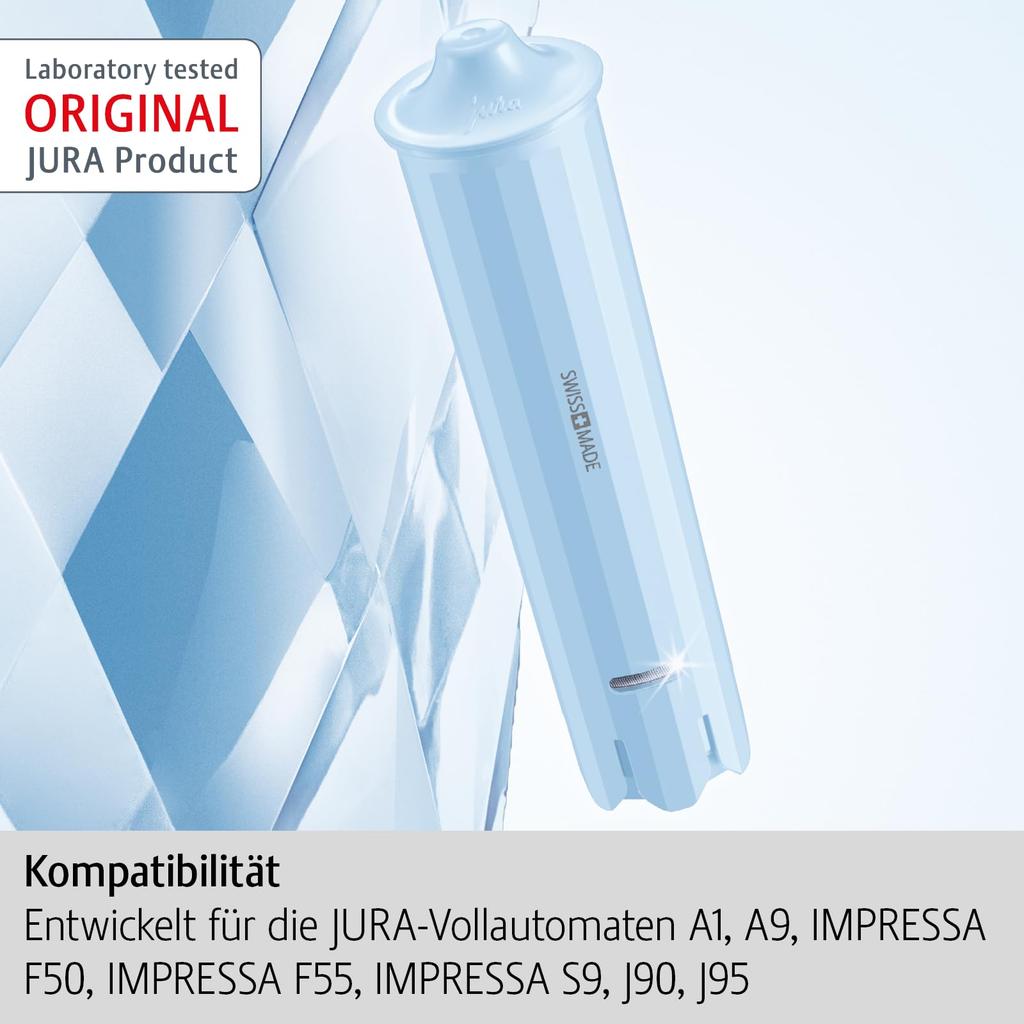 jura Claris Blue Filter Plus Value Pack for ENA MICRO1 Fully Automatic Coffee Maker (3-Pack)