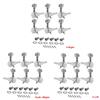 Inline Chrome Electric Guitar Locking Pick Set Suitable for  ST TL Style Electric Guitar, Chrome