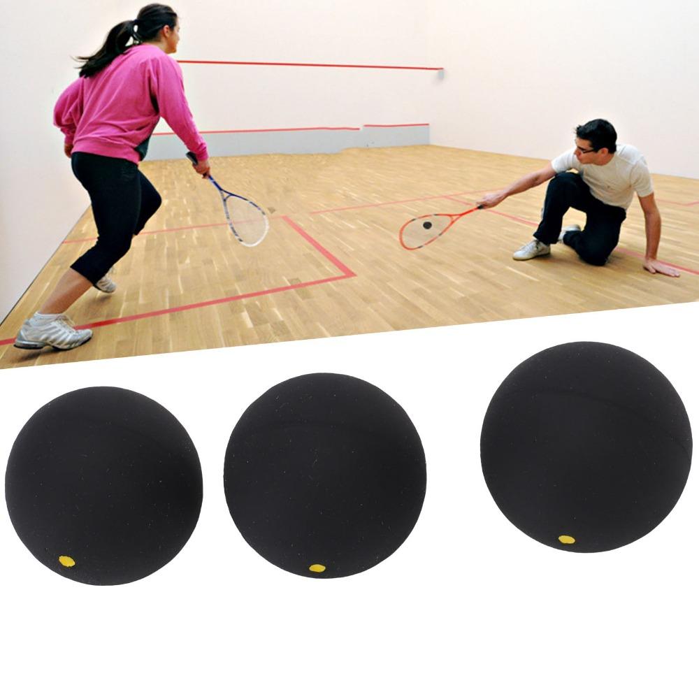 3PCS Slow Speed Squash Ball Set Low Bounce Squash Ball Combo Set Training Practice
