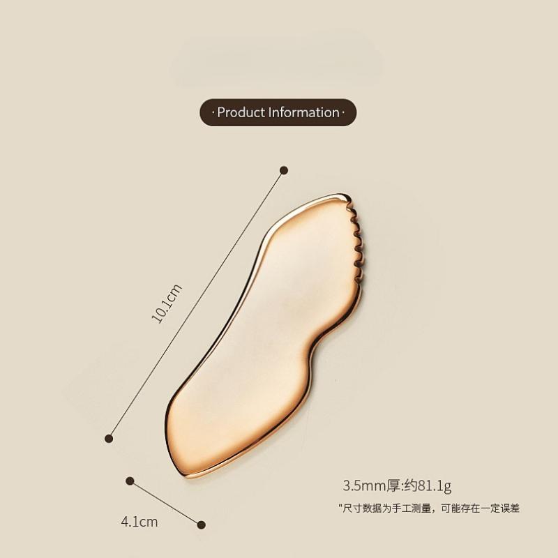 Stainless Steel Scraping Board, Back Massage, Facial Scraping, Special Metal 304 Stainless Steel Gua Sha Tool Face Massager