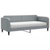 VidaXL Daybed with Mattress Light Grey 80x200 Cm Fabric 3196793